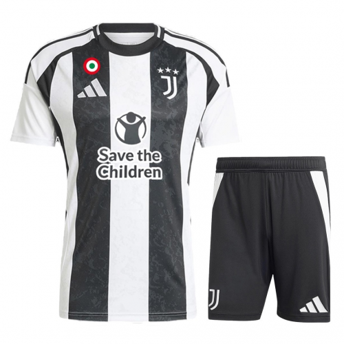 Juventus Home Save Children Kit (Jersey+Shorts) 2024/25