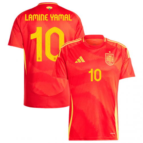 [Super Replica] LAMINE YAMAL #10 Spain Home Jersey Euro 2024