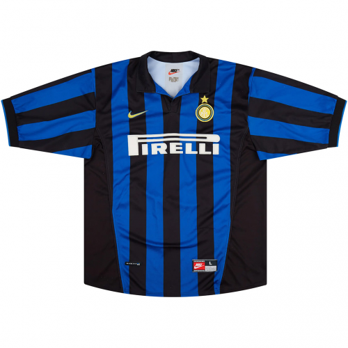 Ronaldo #9 Retro Inter Milan Home Jersey 1998/99