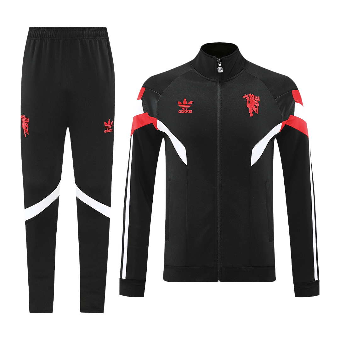 Manchester United Training Kit (Jacket+Pants) Black 2024/25