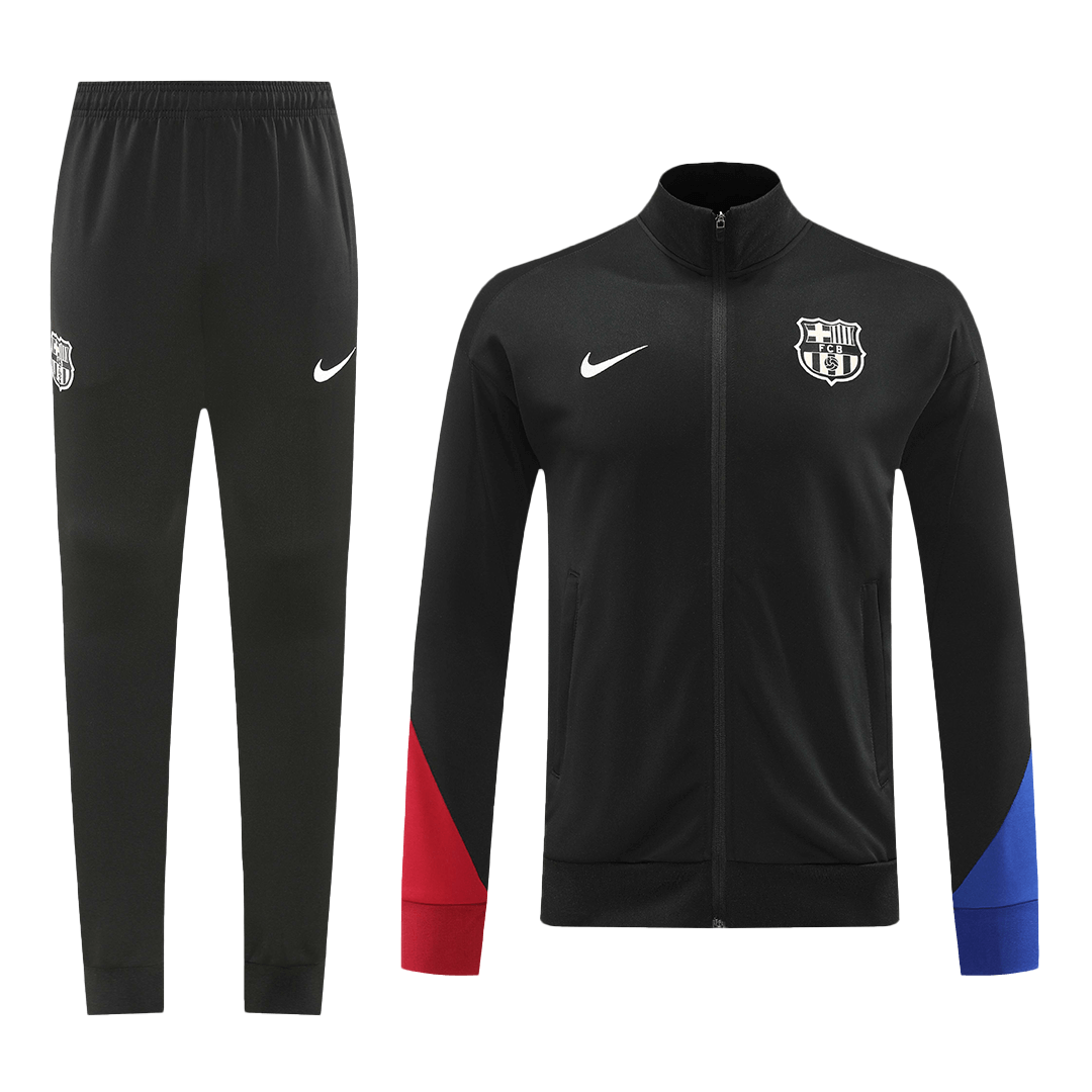 Barcelona Training Jacket Kit (Jacket+Pants) Black 2024/25