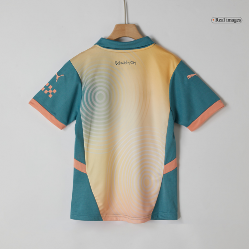 Kids Manchester City Fourth Jersey Kit 2024/25