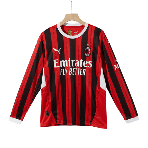 AC Milan Home Long Sleeve Jersey 2024/25