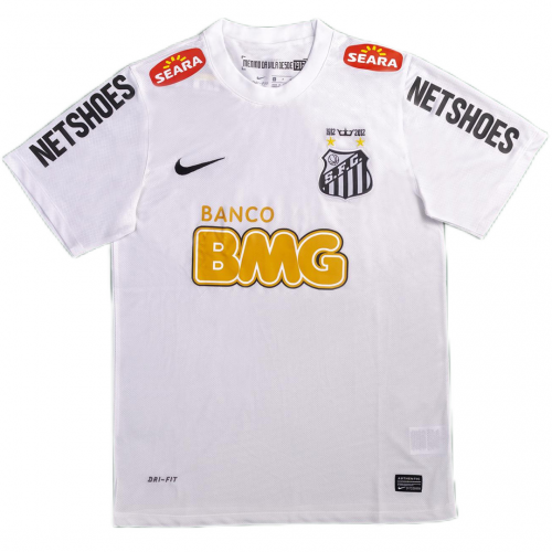 Neymar Jr #11 Retro Santos FC Home Jersey 2011/12