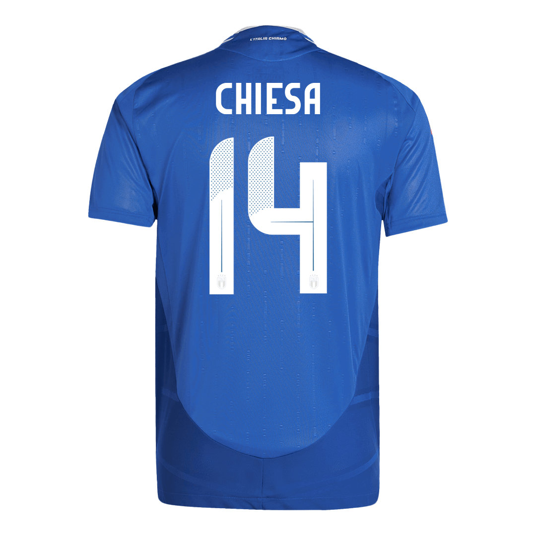 CHIESA #14 Italy Home Jersey Player Version Euro 2024