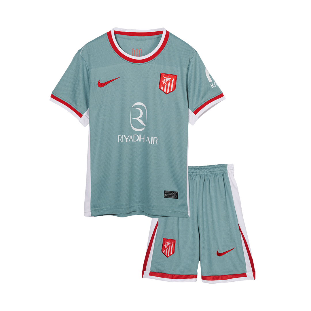 Kids Atletico Madrid Away Kit(Jersey+Shorts) 2024/25