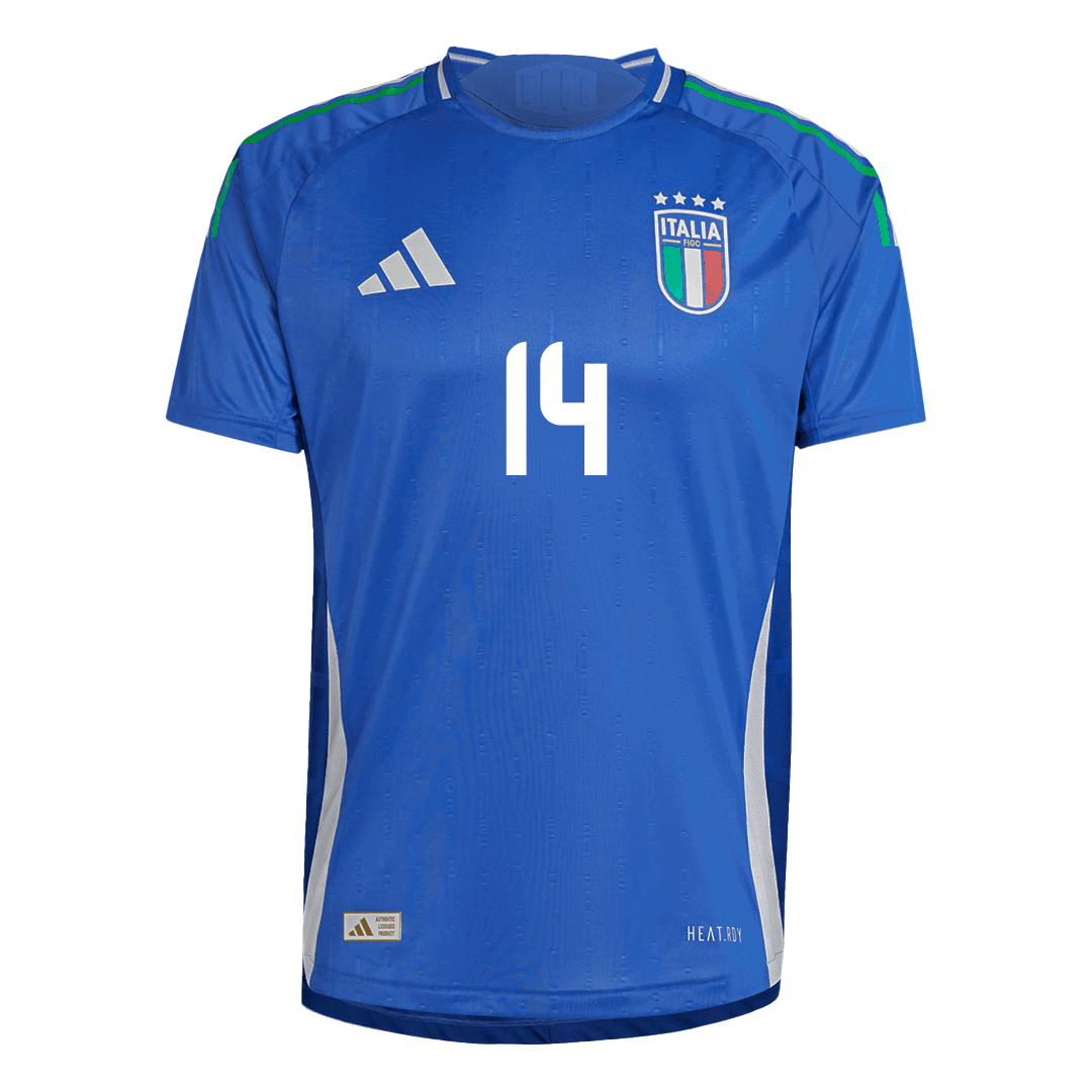 CHIESA #14 Italy Home Jersey Player Version Euro 2024