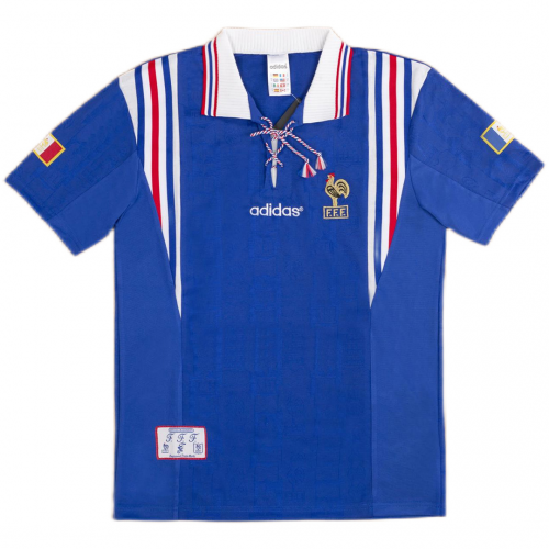 Retro France Home Jersey Euro Cup 1996