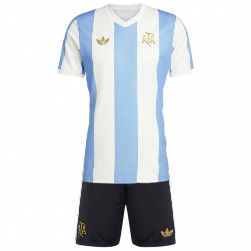 Kids Argentina 50th Anniversary Kit Jersey+Shorts 2024