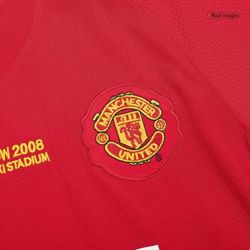 RONALDO #7 Retro Manchester United UCL Final Home Jersey 2007/08