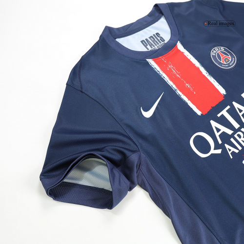 KVARATSKHELIA #7 PSG Home Jersey 2024/25