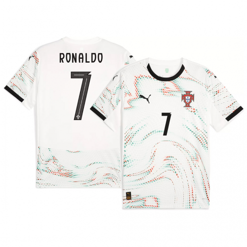 RONALDO #7 Portugal Away Jersey 2025