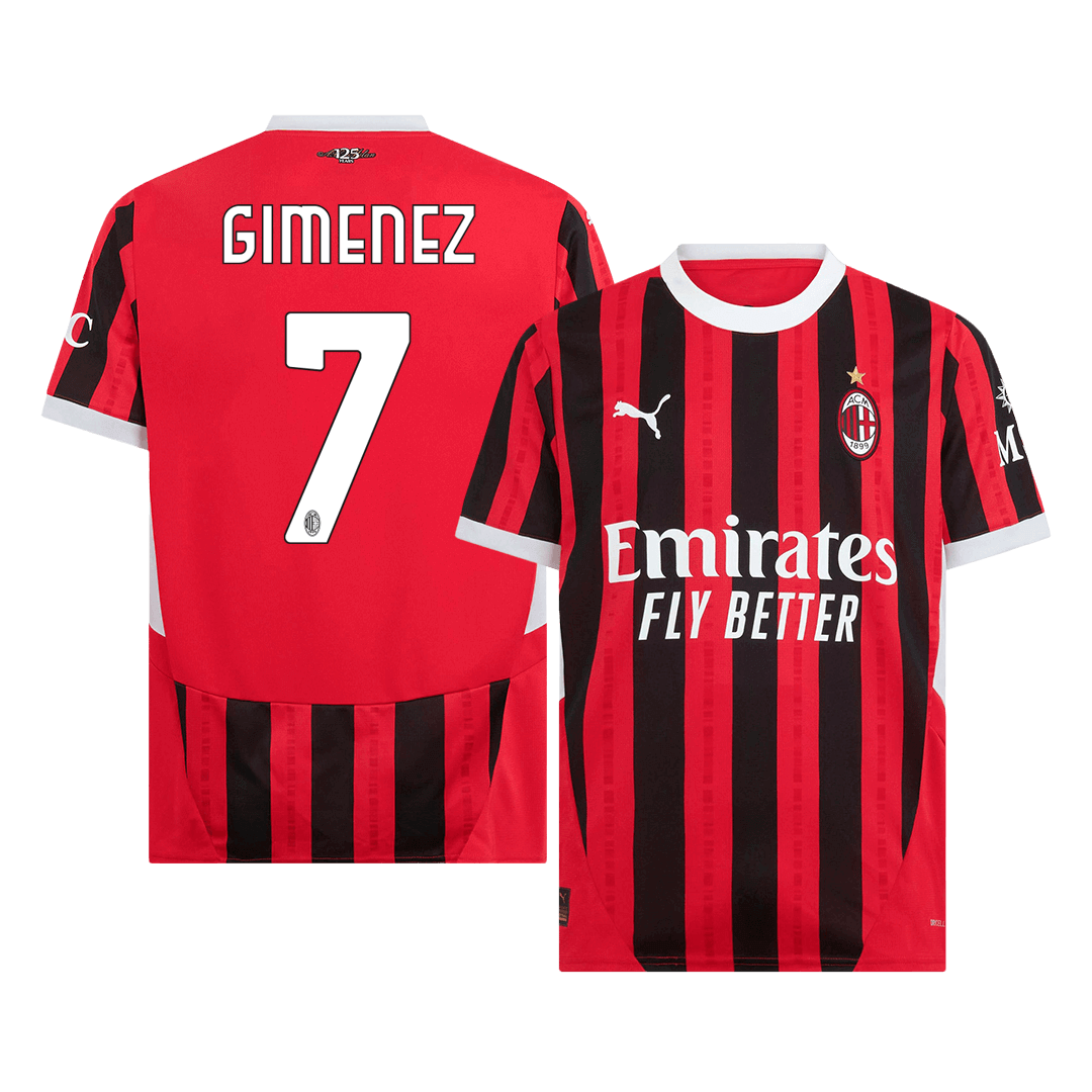 GIMENEZ #7 AC Milan Home Jersey 2024/25