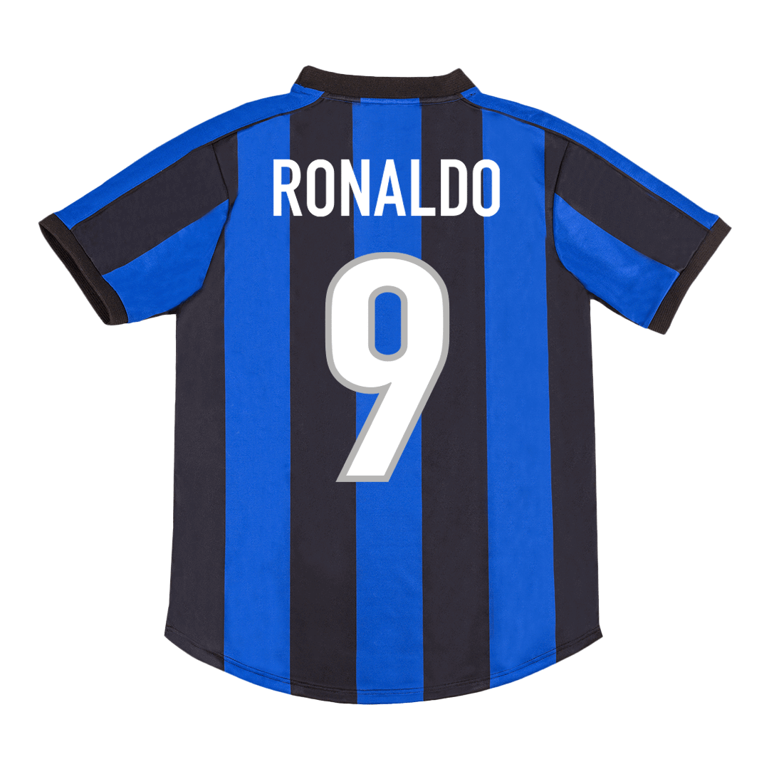 RONALDO #9 Retro Inter Milan Home Jersey 1999/00