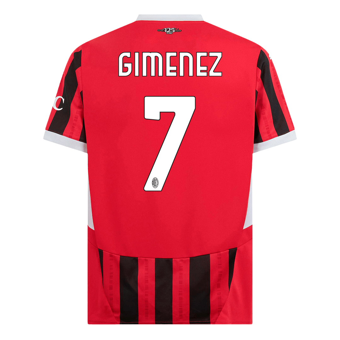 GIMENEZ #7 AC Milan Home Jersey 2024/25